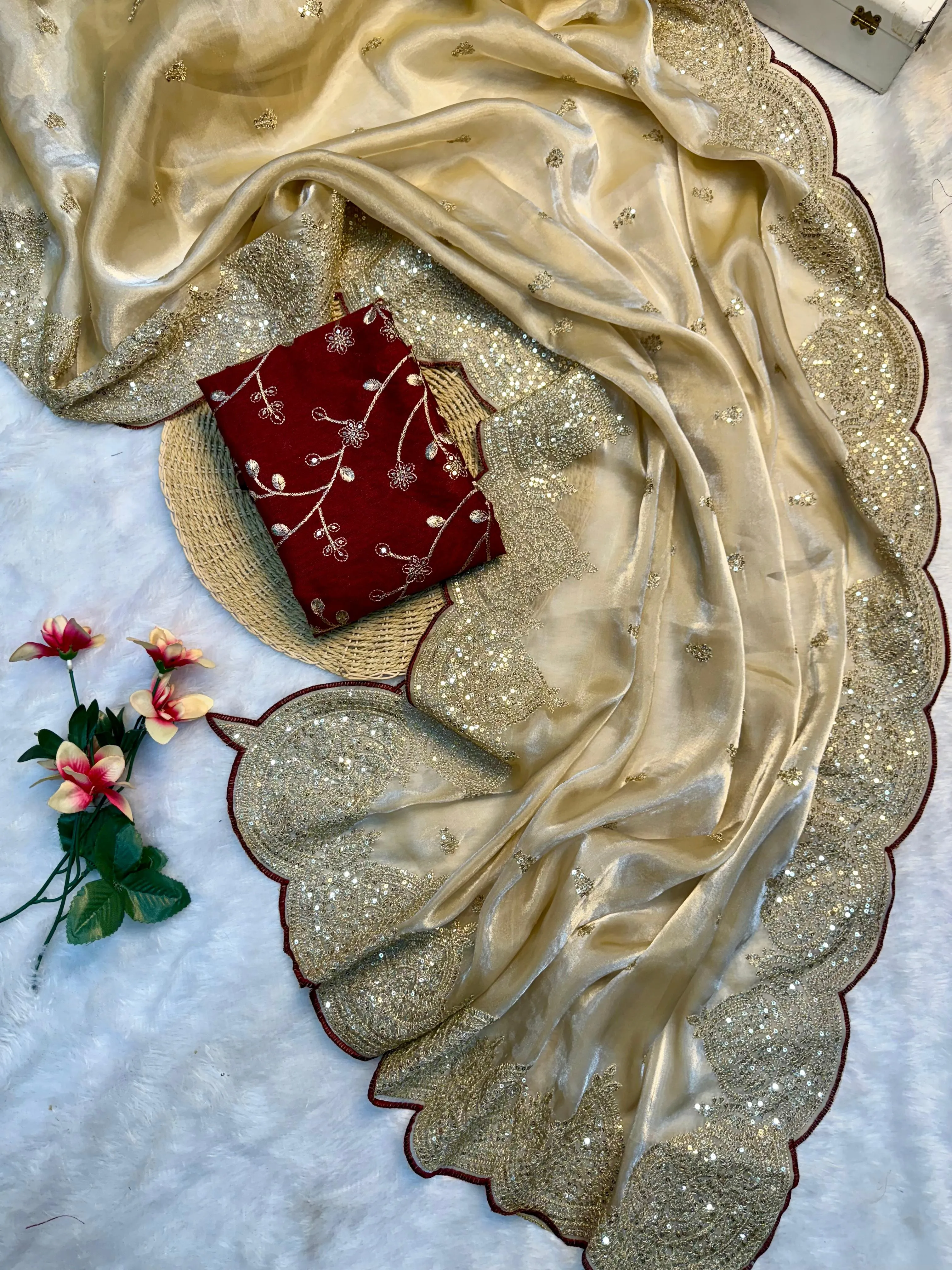 Satin Banglory Silk Premium Saree - Image 2 in Surat